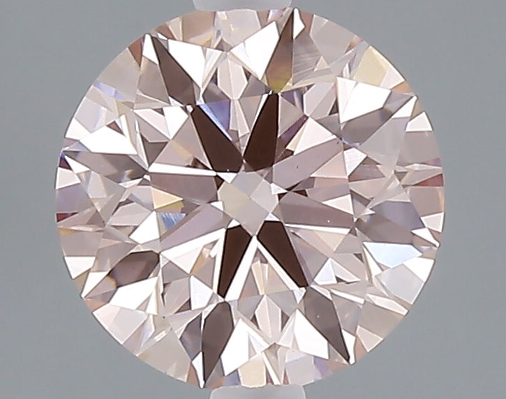 2.02 carat fancy intense pink round lab grown diamond VVS2 clarity