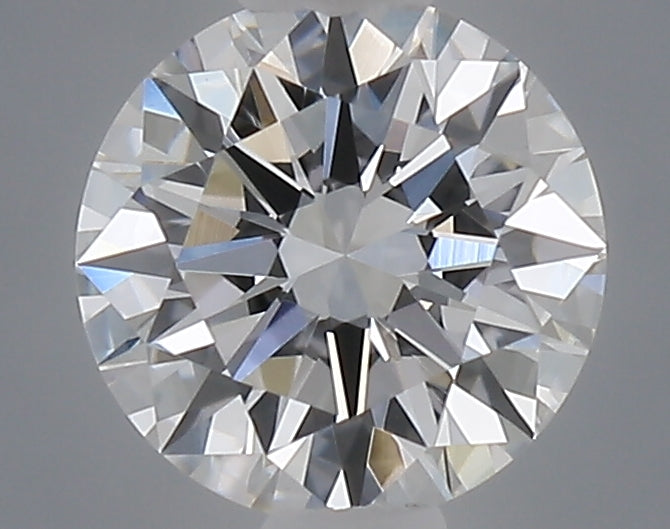 0.49 carat round lab grown diamond D color VVS2 clarity