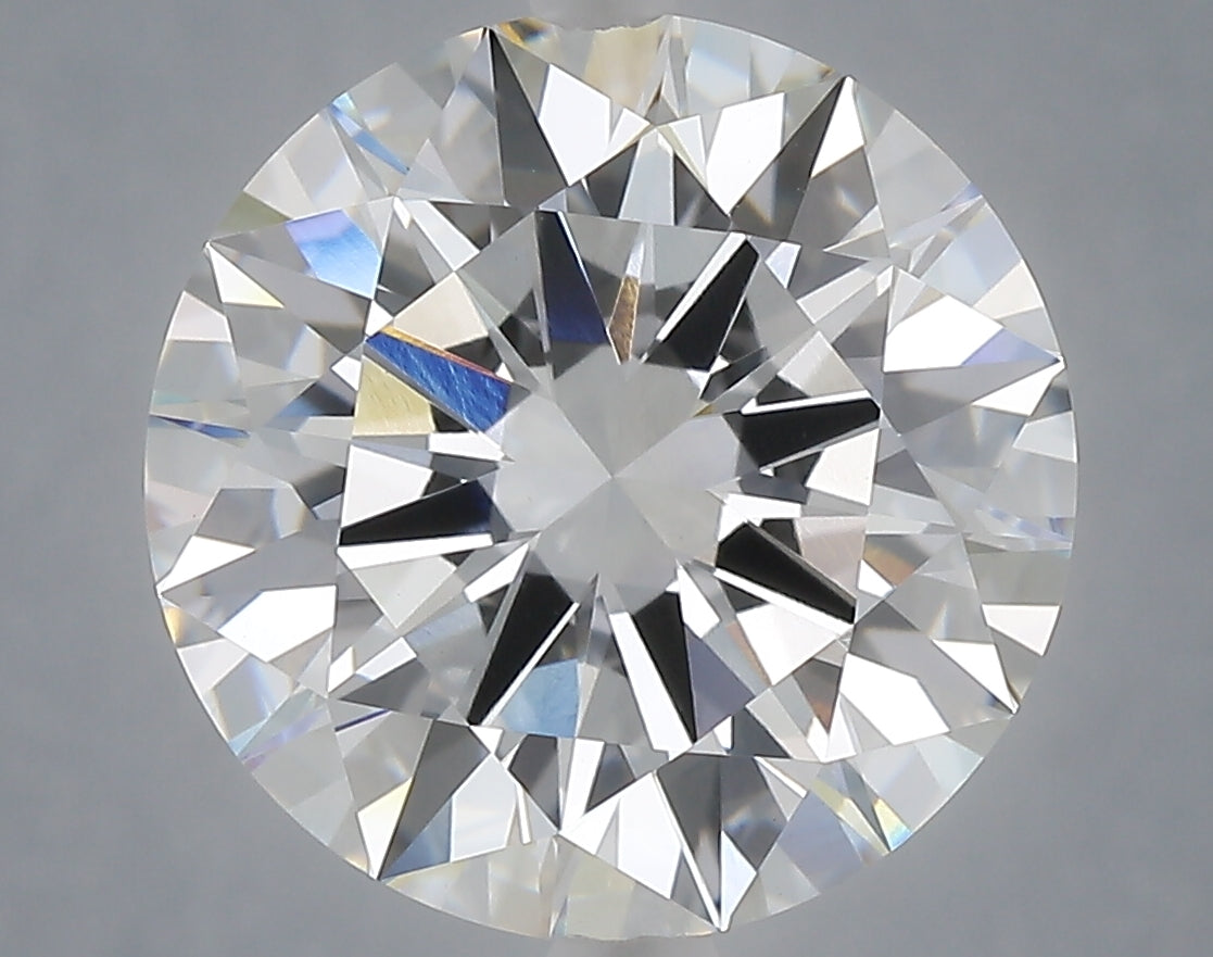 7.08 carat round lab grown diamond E color VVS2 clarity