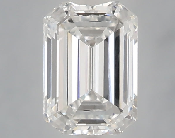1.03 carat emerald lab grown diamond E color VVS2 clarity