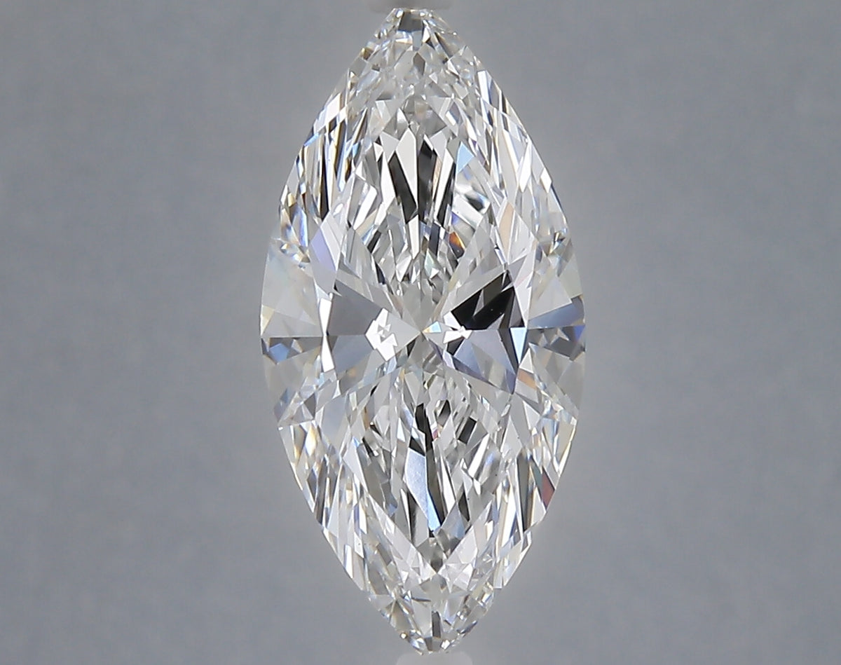 2.82 carat marquise lab grown diamond E color VS1 clarity