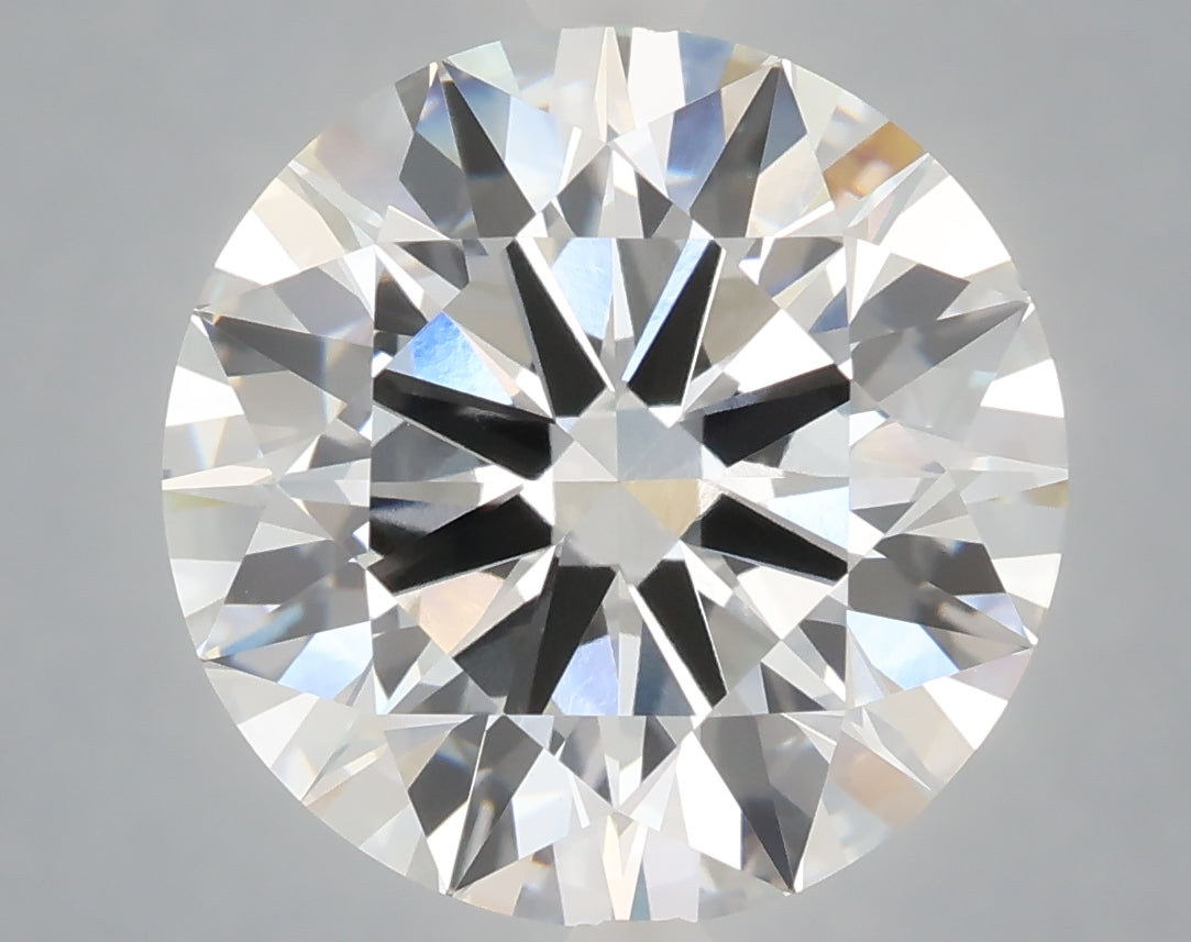 7.06 carat round lab grown diamond F color VVS2 clarity