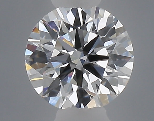 0.24 carat round lab grown diamond D color VVS1 clarity