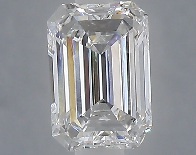 1.03 carat emerald lab grown diamond E color VVS2 clarity