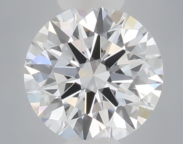 0.34 carat round lab grown diamond D color VVS2 clarity