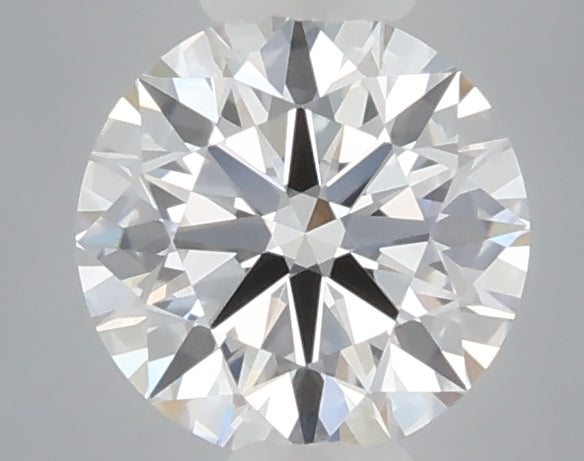 0.34 carat round lab grown diamond D color VVS2 clarity