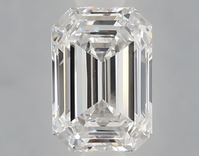 1.02 carat emerald lab grown diamond E color VVS2 clarity