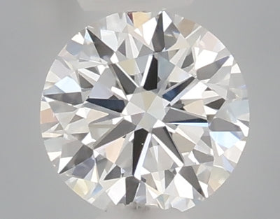 0.35 carat round lab grown diamond D color VVS2 clarity