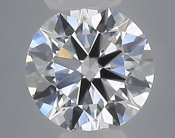 0.35 carat round lab grown diamond D color VS2 clarity
