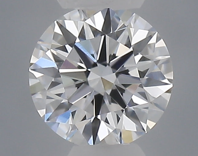 0.34 carat round lab grown diamond D color VVS2 clarity