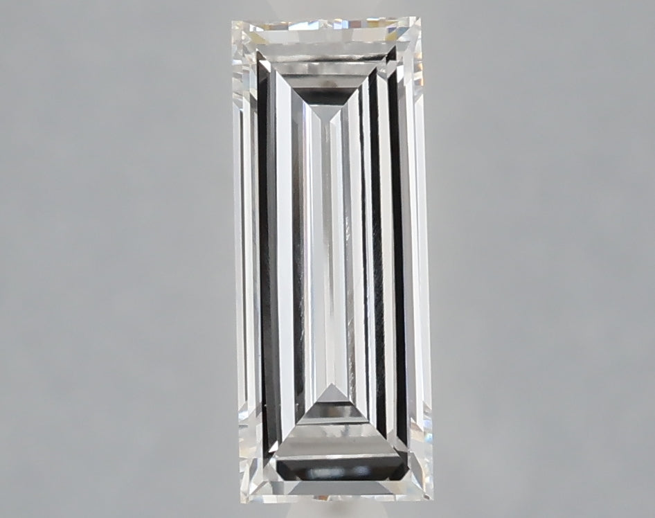 1.06 carat baguette lab grown diamond E color VVS2 clarity