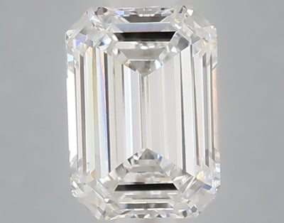 1.06 carat emerald lab grown diamond E color VVS1 clarity