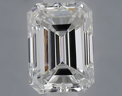 1.07 carat emerald lab grown diamond E color VVS1 clarity