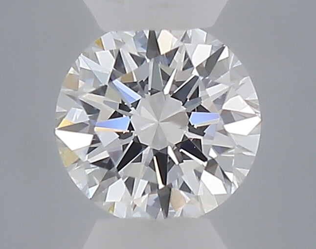 0.24 carat round lab grown diamond D color VVS1 clarity