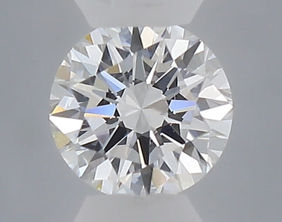 0.24 carat round lab grown diamond D color VVS1 clarity