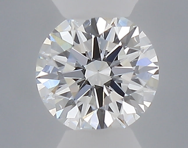 0.24 carat round lab grown diamond D color VS1 clarity