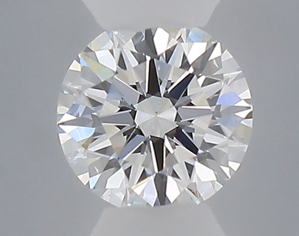 0.24 carat round lab grown diamond D color VS1 clarity