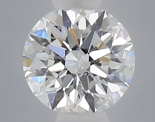 0.34 carat round lab grown diamond D color VVS2 clarity