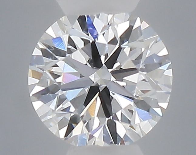 0.35 carat round lab grown diamond D color VVS2 clarity