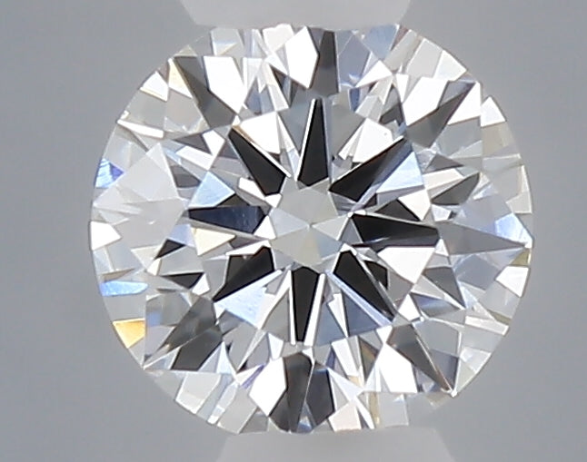 0.35 carat round lab grown diamond D color VVS2 clarity