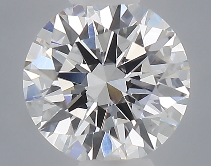 0.49 carat round lab grown diamond E color VS1 clarity