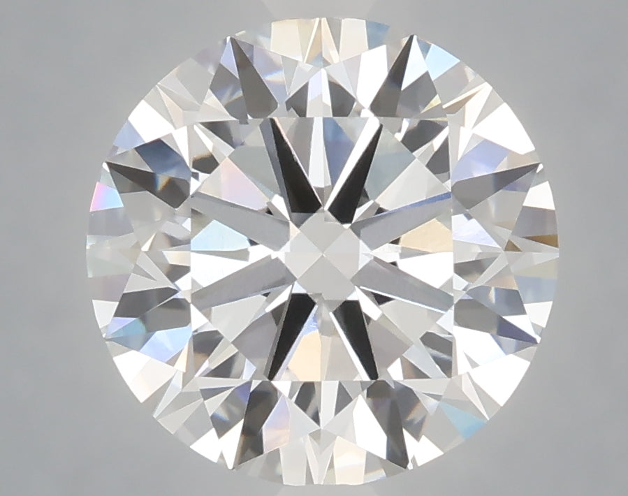 4.00 carat round lab grown diamond E color VVS2 clarity
