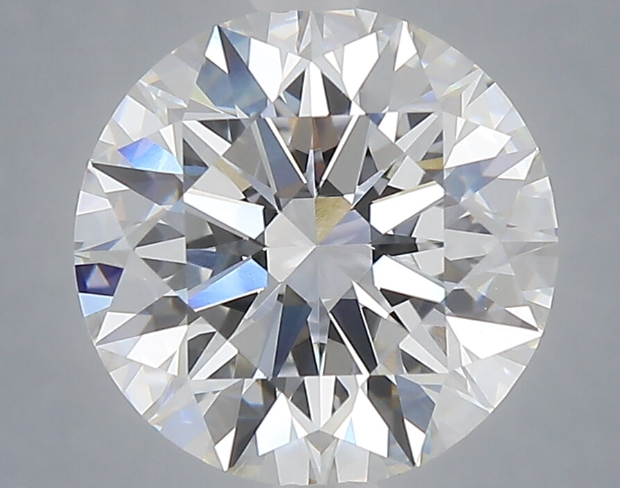 4.03 carat round lab grown diamond E color VVS2 clarity