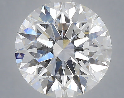 4.03 carat round lab grown diamond E color VVS2 clarity