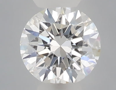 0.26 carat round lab grown diamond D color VVS1 clarity