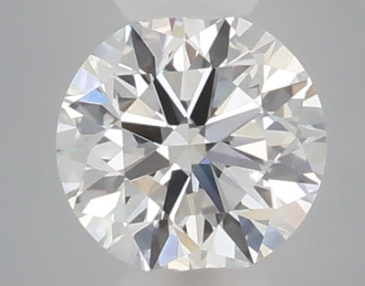 0.24 carat round lab grown diamond D color VVS2 clarity
