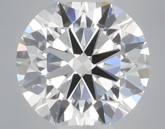 0.34 carat round lab grown diamond D color VVS2 clarity