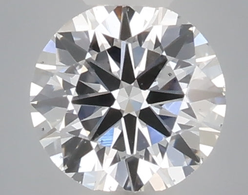0.25 carat round lab grown diamond D color VS2 clarity