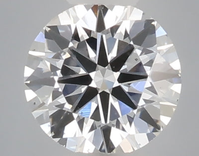 0.25 carat round lab grown diamond D color VS2 clarity