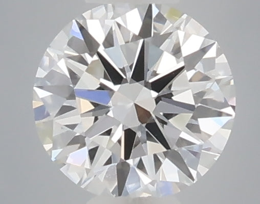 0.24 carat round lab grown diamond E color VVS2 clarity