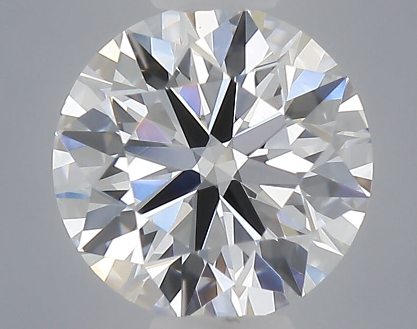 0.55 carat round lab grown diamond D color VVS2 clarity