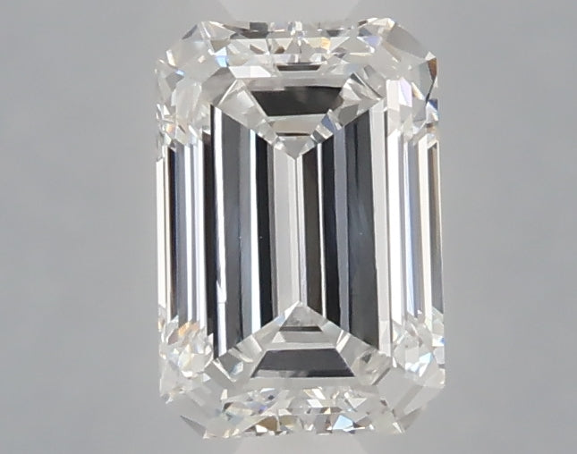 1.01 carat emerald lab grown diamond E color VVS2 clarity