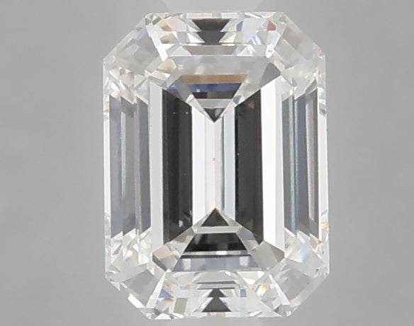 1.01 carat emerald lab grown diamond E color VVS2 clarity