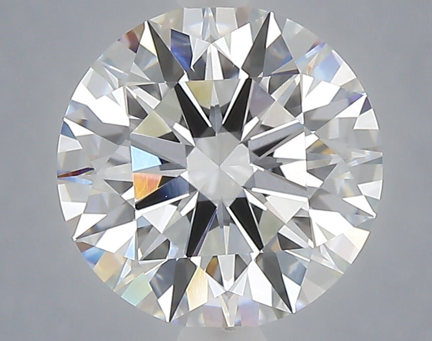 3.10 carat round lab grown diamond E color VVS2 clarity