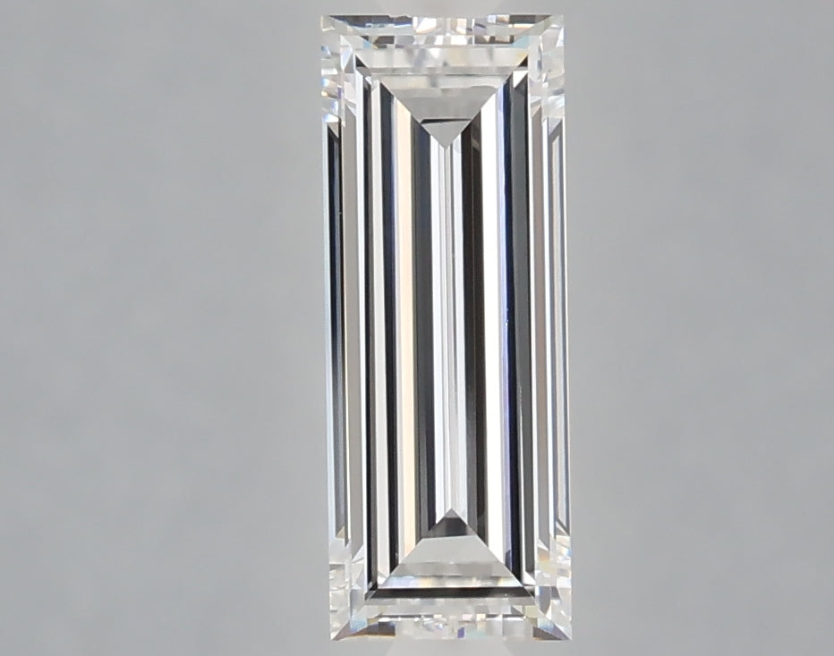 1.05 carat baguette lab grown diamond D color VVS2 clarity