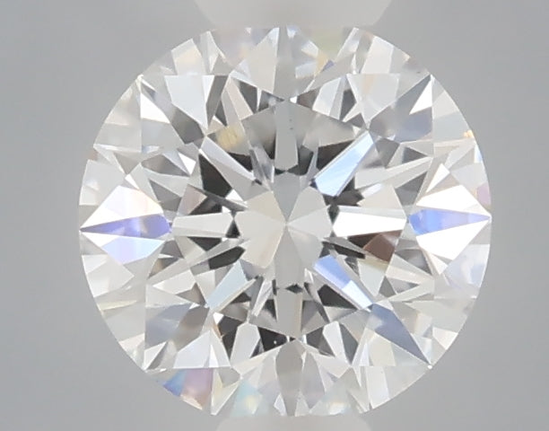 0.53 carat round lab grown diamond D color VVS2 clarity