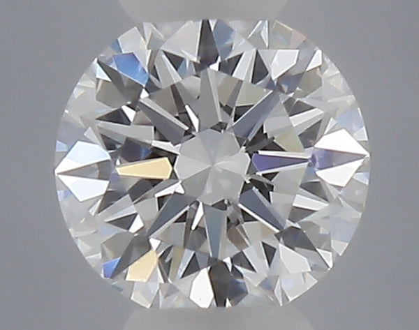 0.24 carat round lab grown diamond D color VVS1 clarity