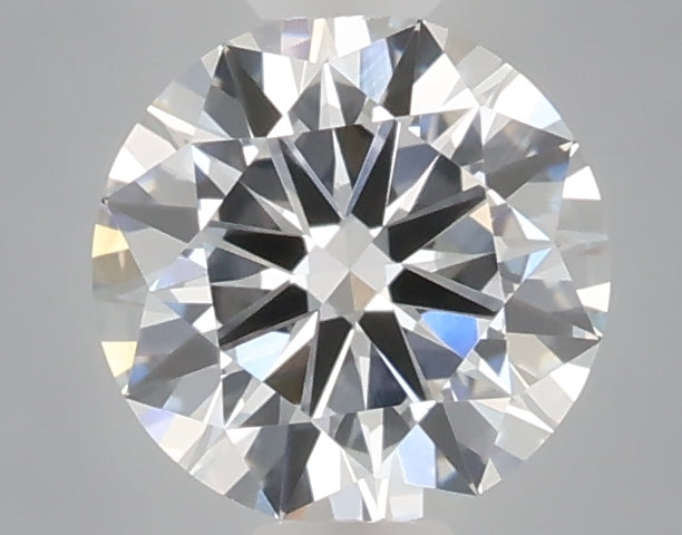 0.53 carat round lab grown diamond D color VVS2 clarity