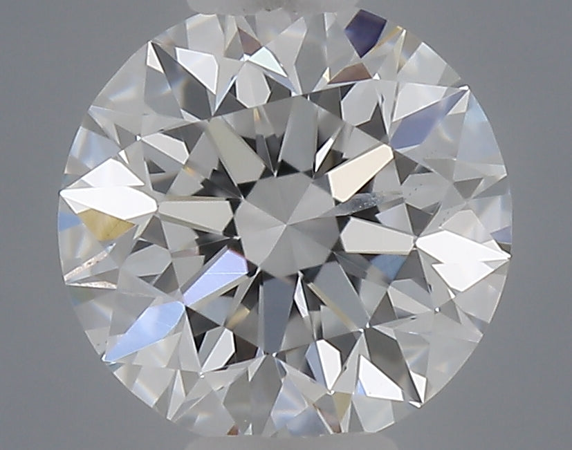 0.53 carat round lab grown diamond D color VS1 clarity