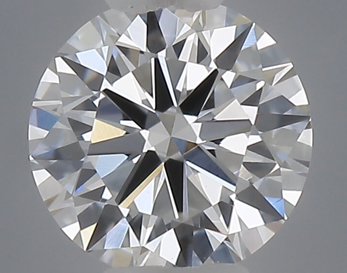 0.34 carat round lab grown diamond D color VVS2 clarity