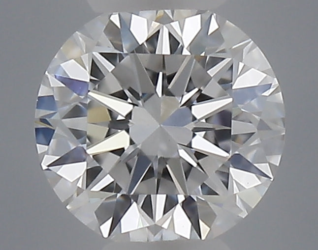 0.24 carat round lab grown diamond D color VVS2 clarity