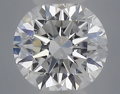 0.24 carat round lab grown diamond D color VVS2 clarity