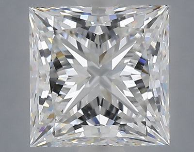 2.57 carat princess lab grown diamond D color VS1 clarity