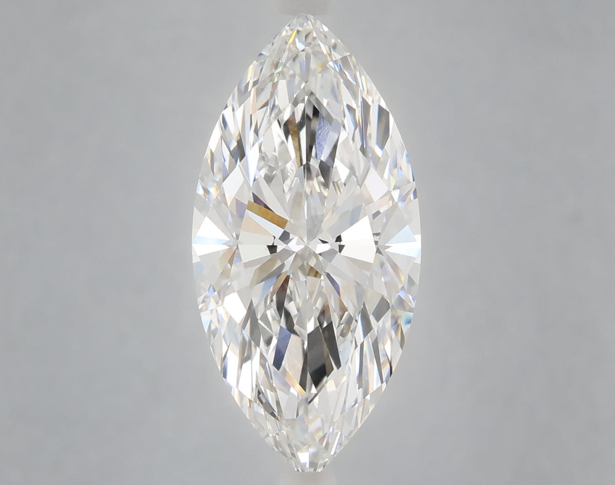 5.01 carat marquise lab grown diamond E color VS1 clarity