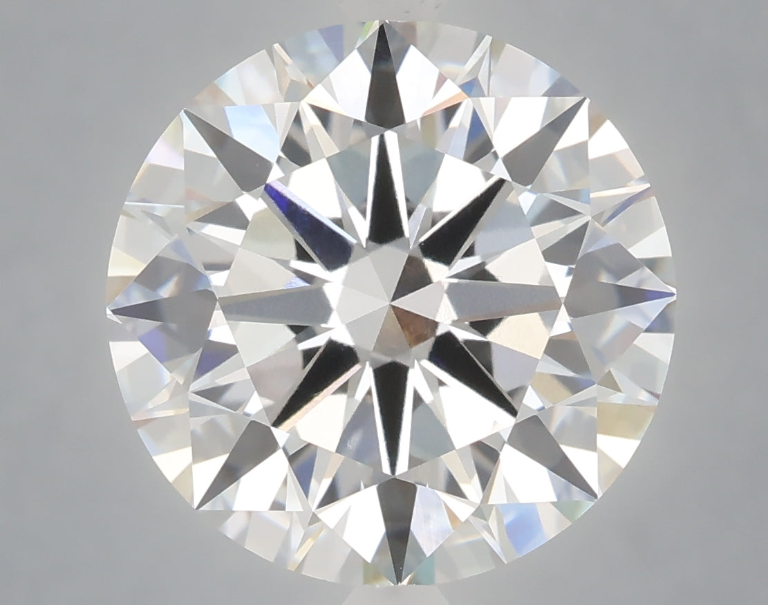 7.05 carat round lab grown diamond E color VVS2 clarity