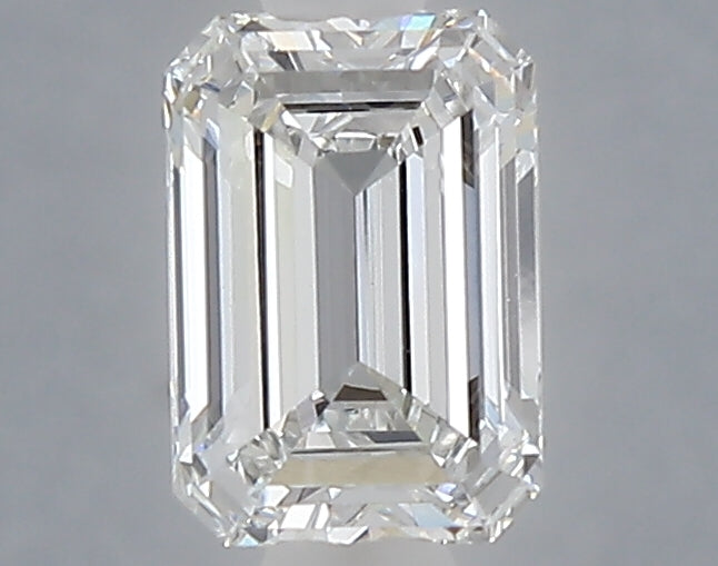 1.02 carat emerald lab grown diamond E color VVS2 clarity
